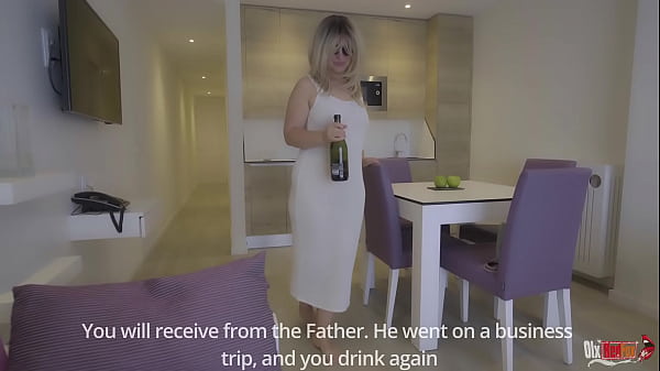 Stepmom pounces on her stepson's dick after a late night party, you don't have to tell my husband anything, you can fuck my ass
