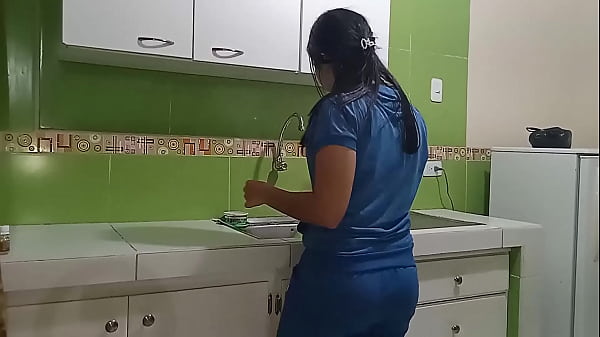 meda Sexual Lessons on how to put my big cock in my girlfriend, first I fuck her and then go with the other - I take advantage of the situation and eat her rich ass
