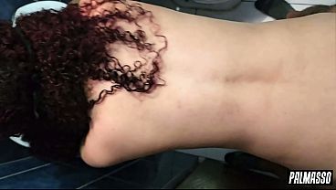Young man fucks older woman: We had quick sex. She's got the hots for me! She likes young men! We even fucked in the bathroom, and she drank his cum!